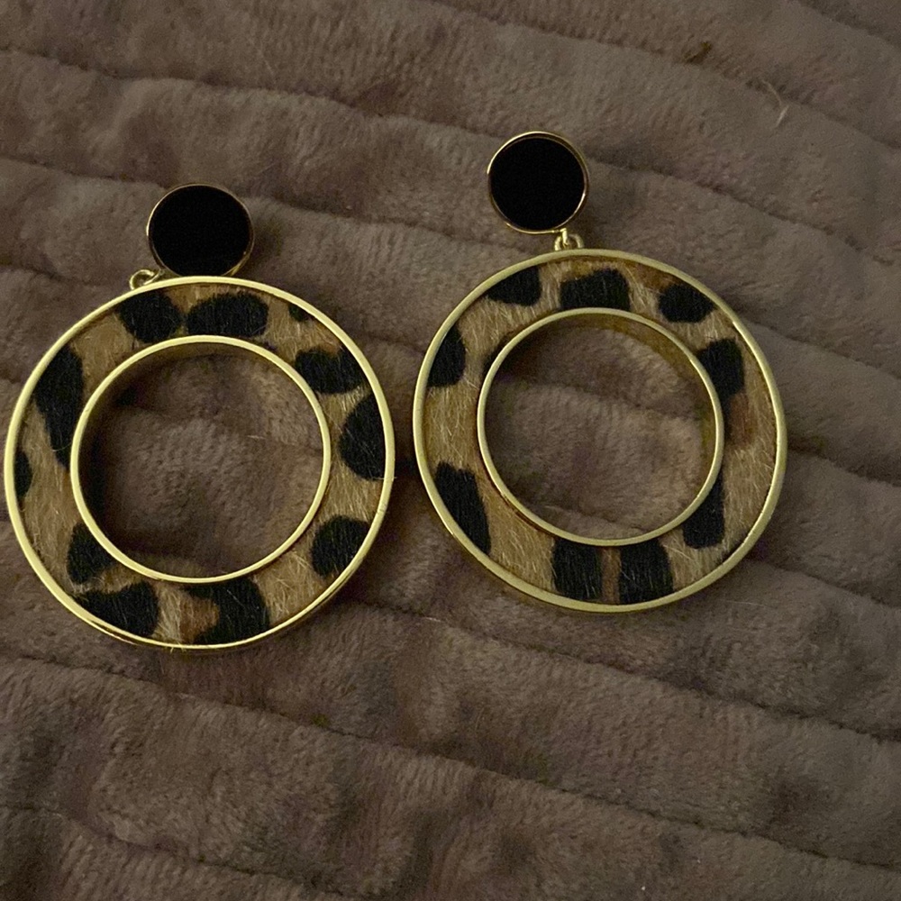 Uncommon James Leopard Earrings